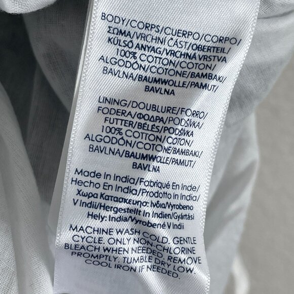 Chaps Womens Plus 3X Black White Tiered Maxi Skirt - Picture 5 of 9